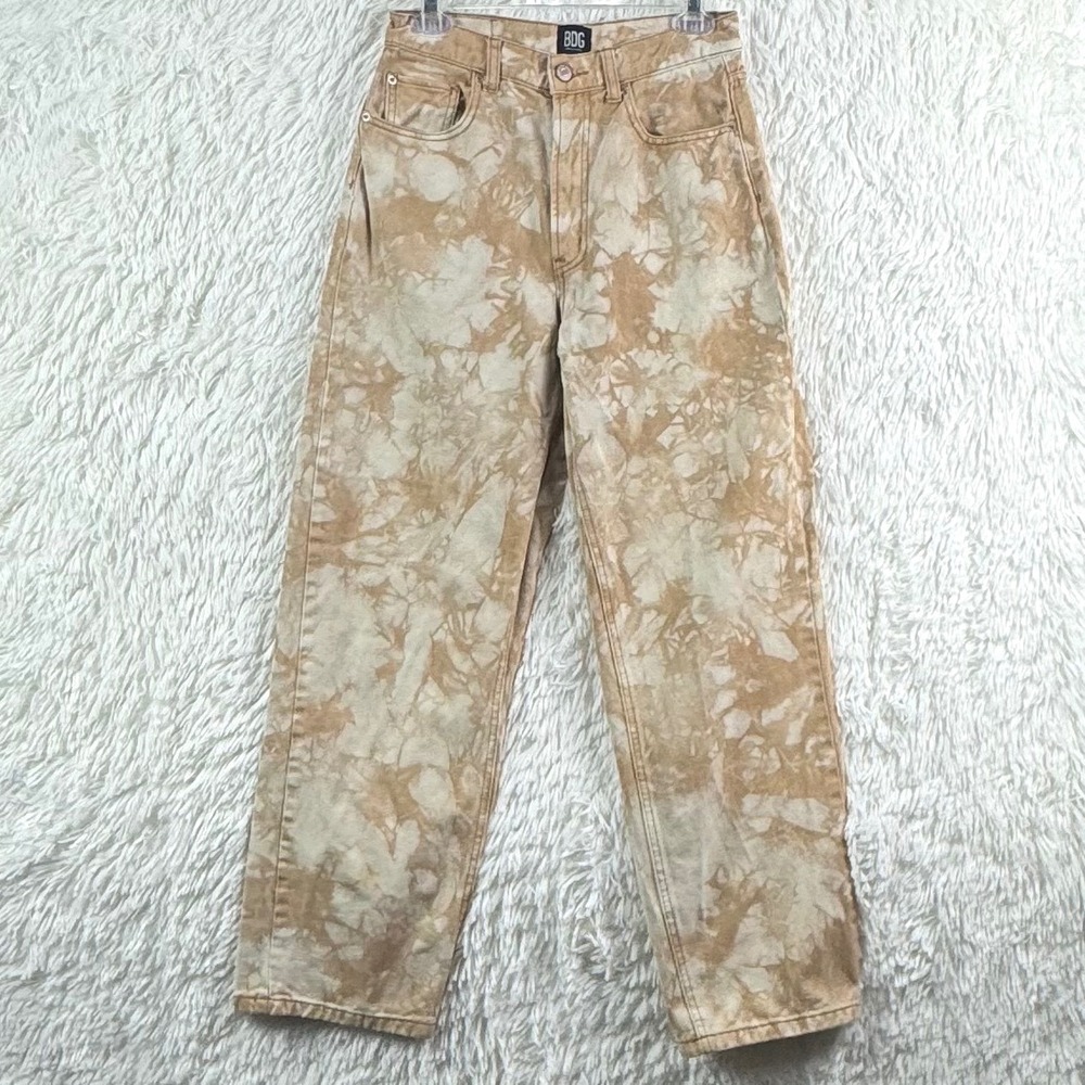 BDG Urban Outfitters High Rise Baggy Tie Dye Jeans Size 27